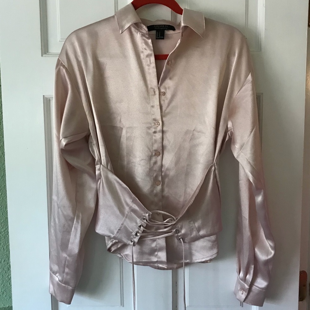 Button up corset top